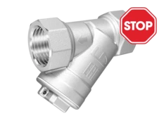 (СНЯТО С ПРОИЗВОДСТВА) Фильтр косой латунный LD Pride 57.15.В-В Ду 15 Ру 40