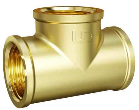 Тройник LD Pride DN50 (2") ВР/ВР/ВР латунь