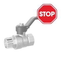 (СНЯТО С ПРОИЗВОДСТВА) Кран шаровой латунный LD Pride 47.40.В-Н.Р Ду 40 Ру 25 рычаг