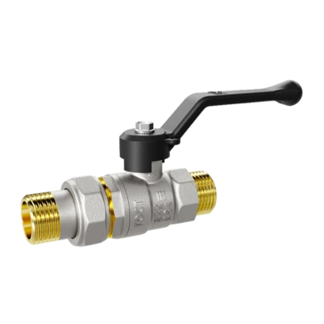 Кран шаровой латунный LD Pride 47.15.Н-ГШ.Р Ду 15 Ру 40 рычаг с биркой