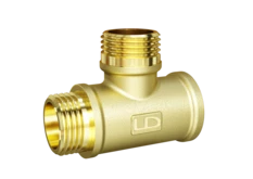 Тройник LD Pride DN15 (1/2") ВР/НР/НР латунь