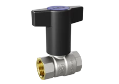 Кран шаровой латунный LD Pride 47.15.В-В.ТР Ду 15 Ру 40 Т-рукоятка с биркой