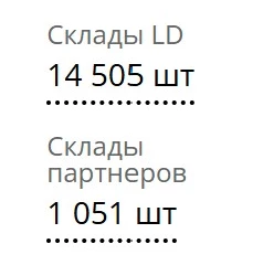 Обмен остатками по продуктам ЛД для партнеров