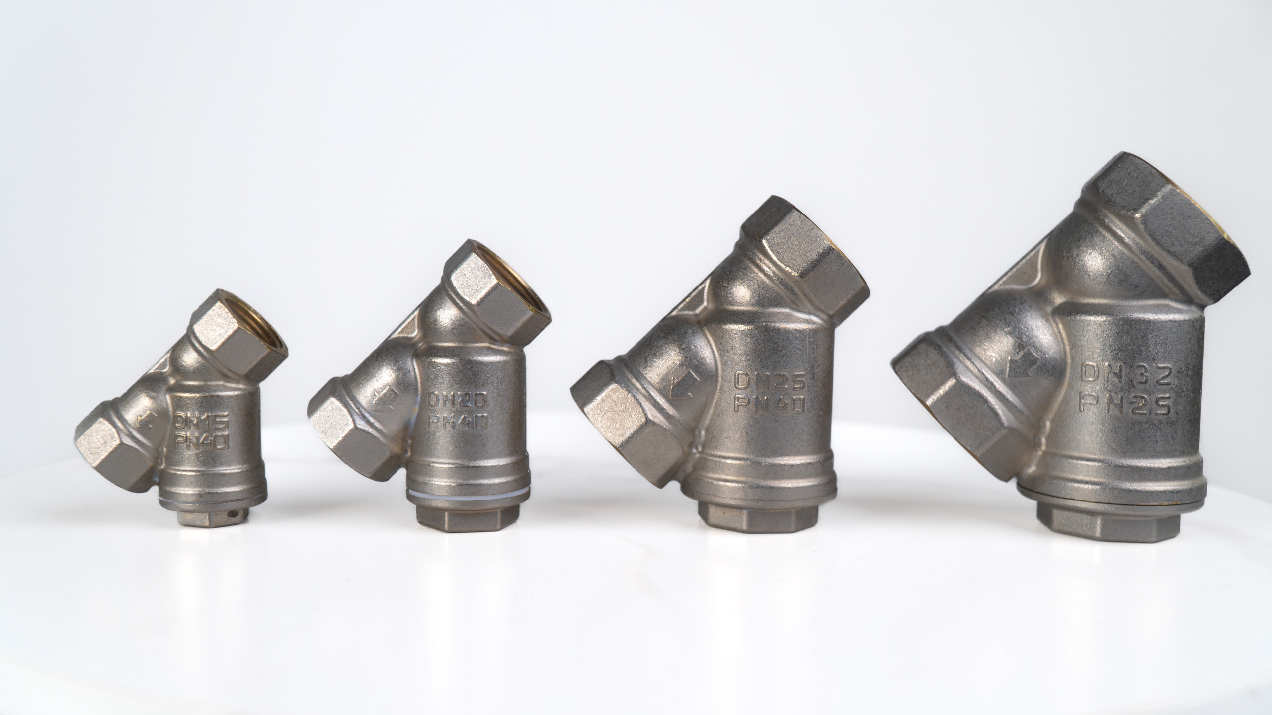 Фильтр косой латунный LD в разрезе!