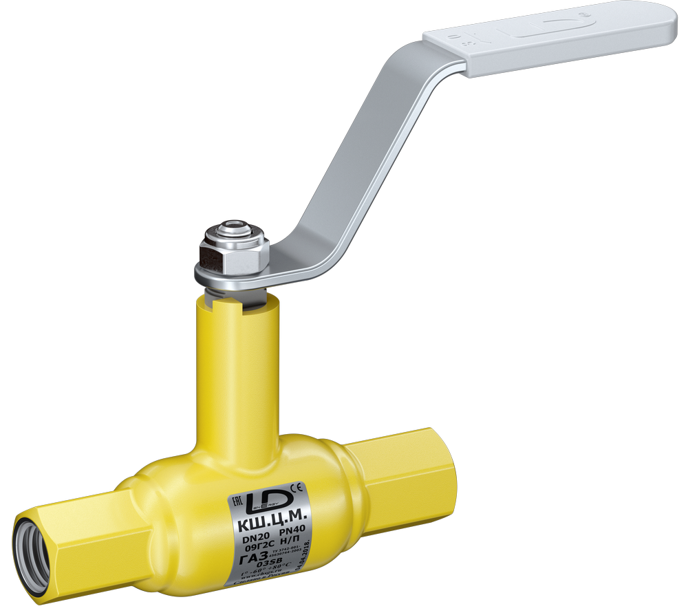 Кран шаровый LD КШЦМ Energy Gas 015.040.Н/П.03. из стали